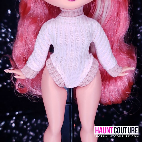 Haunt Couture Doll Clothes comfy Cozy Bodysuit Dress High Fashion