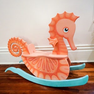 Seahorse rocking sales horse