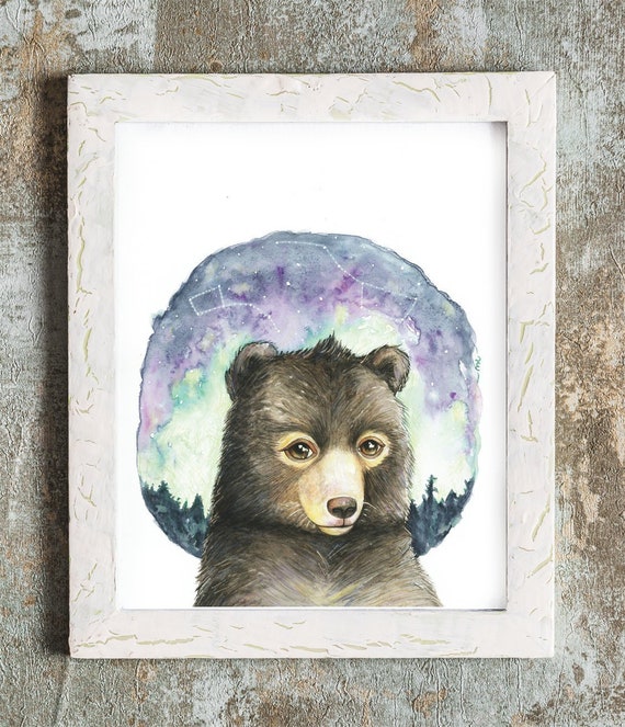 Dessin D Un Ours Brun Bebe Ours Du Quebec Etsy Canada