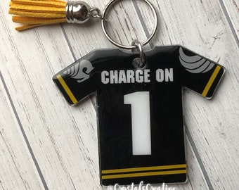 UCF Knights Jersey Keychain bag charm