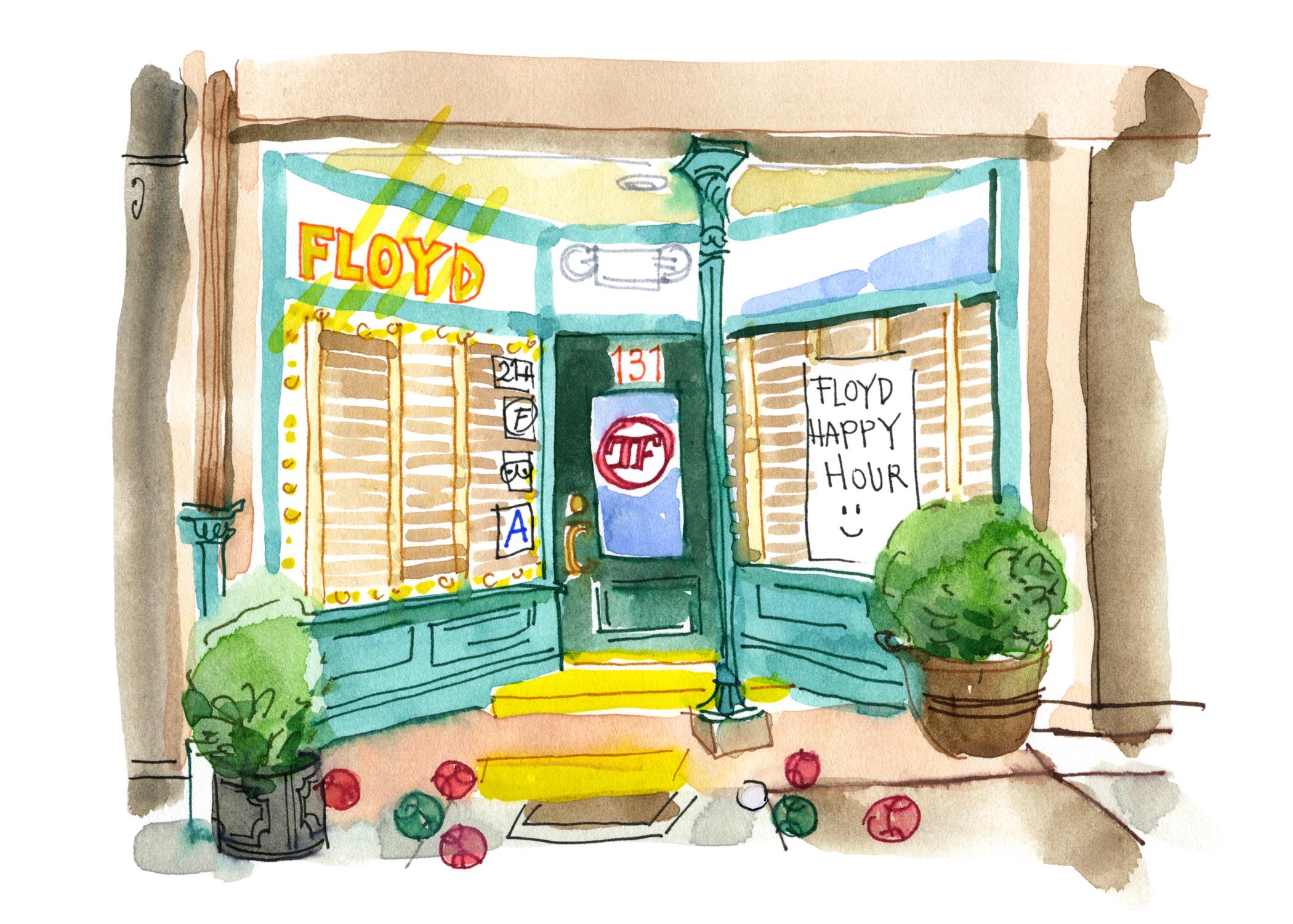 Floyd Bar art print