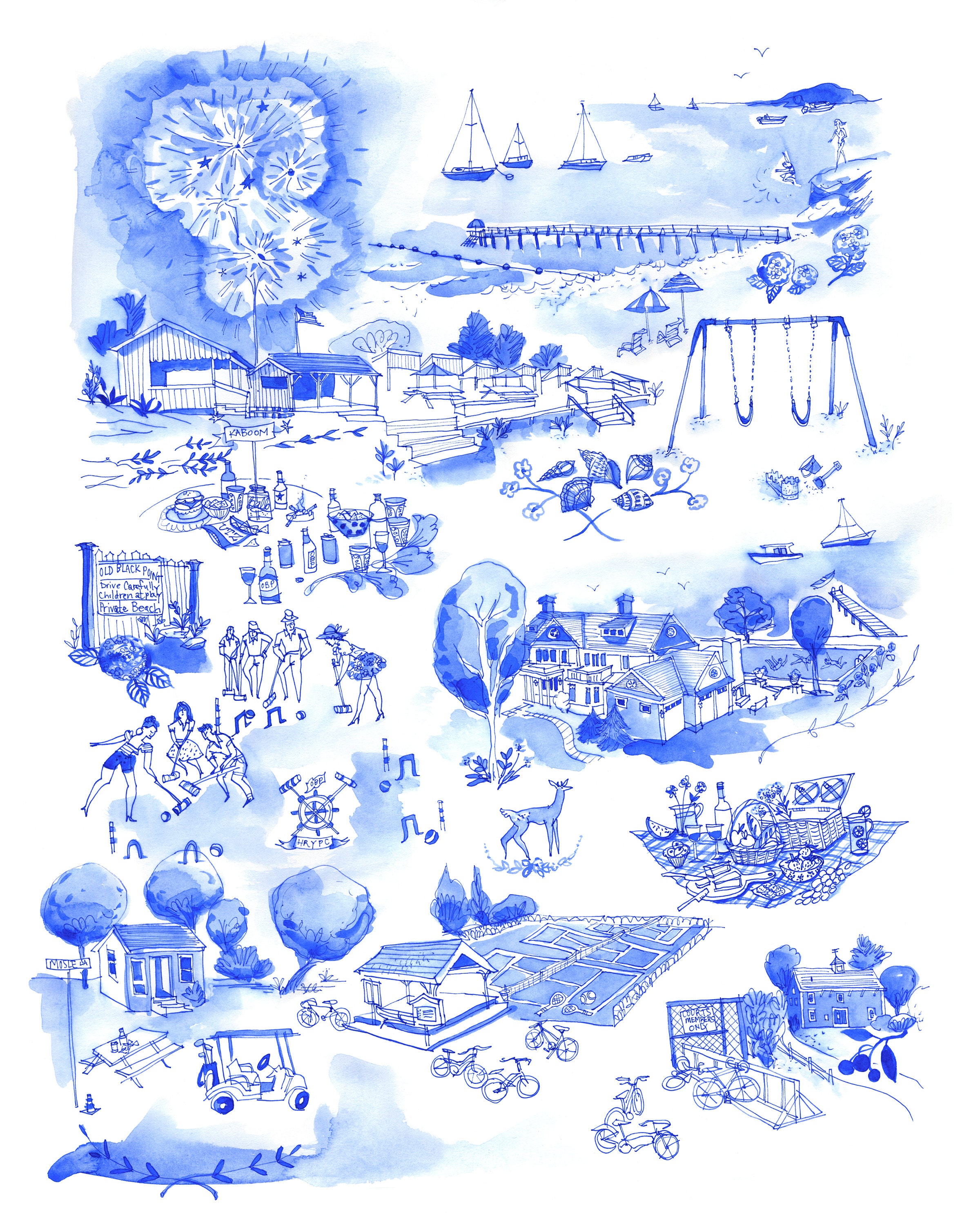 Old Black Point CT Etsy