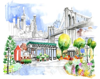 River Cafe print