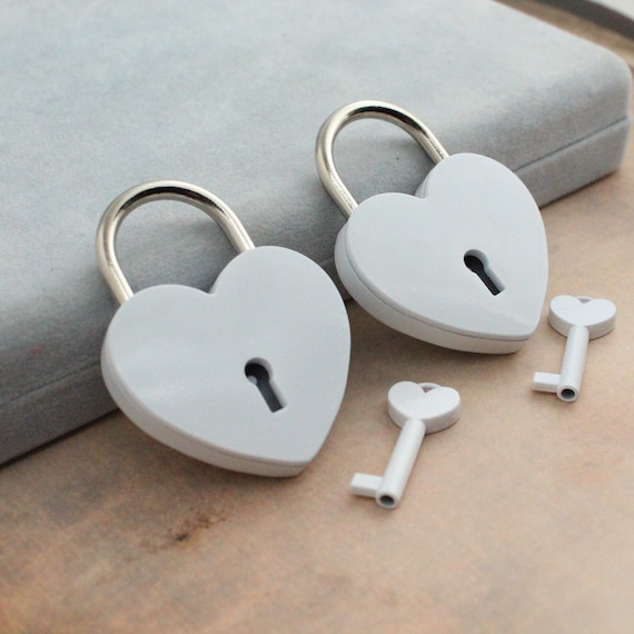 Extra Large Heart Lock and Key Set Padlock With Key Wedding Locks With Keys  Working Keys and Locks Decorations 