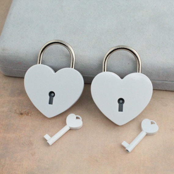 Extra Large Heart Lock and Key Set Padlock With Key Wedding Locks With Keys  Working Keys and Locks Decorations 