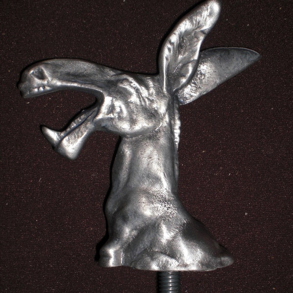 democrat, donkey, car hood ornament
