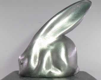 bunny, rabbit, hare, hotrod car hood ornament