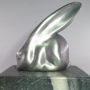 bunny, rabbit, hare, hotrod car hood ornament