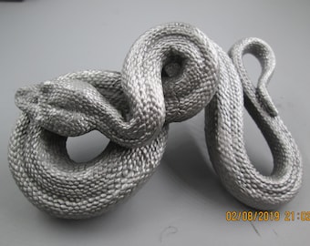 rare burmese python snake ratrod hotrod car hood ornament