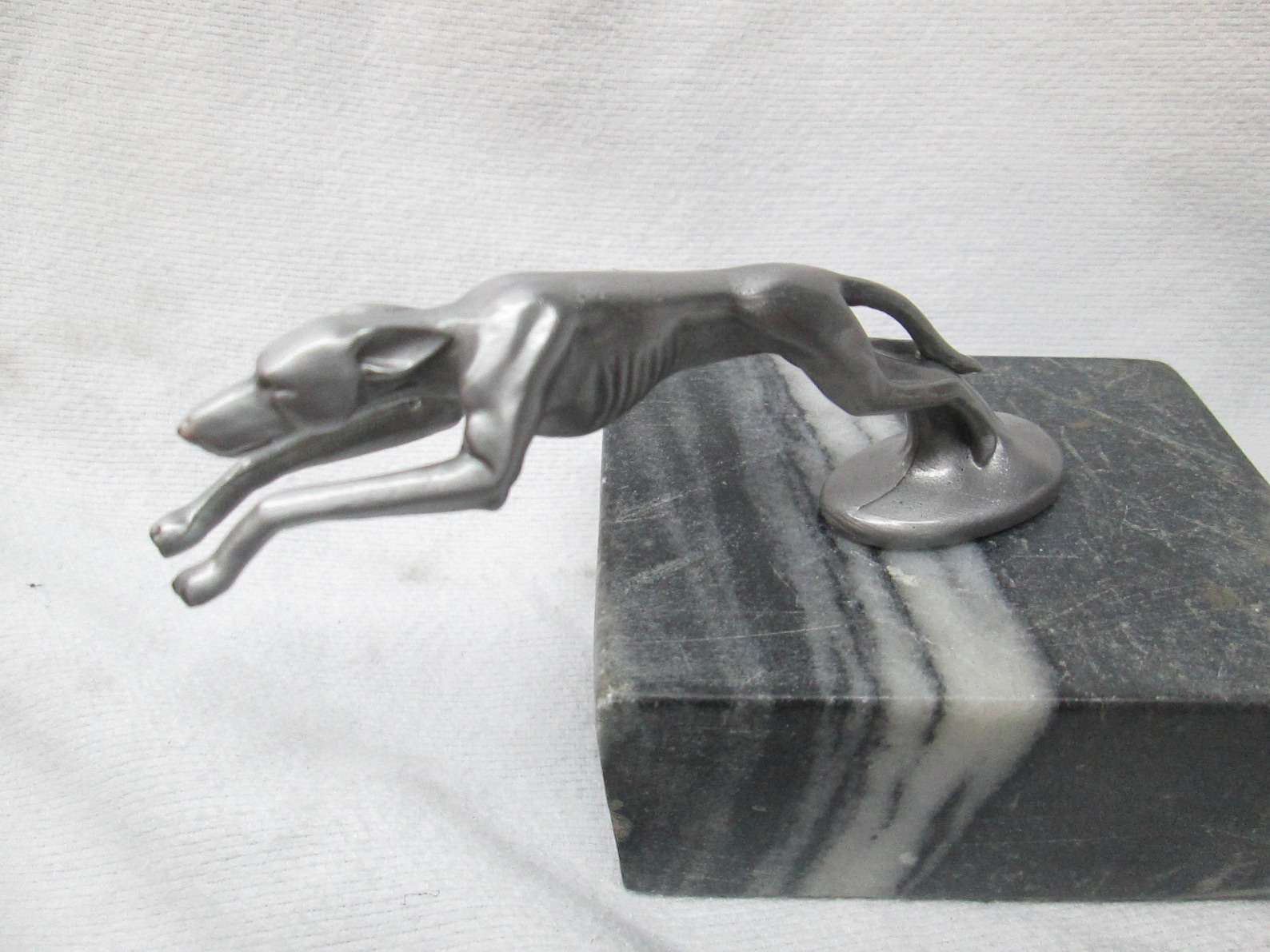 Racing greyhound running dog car hood ornament Etsy