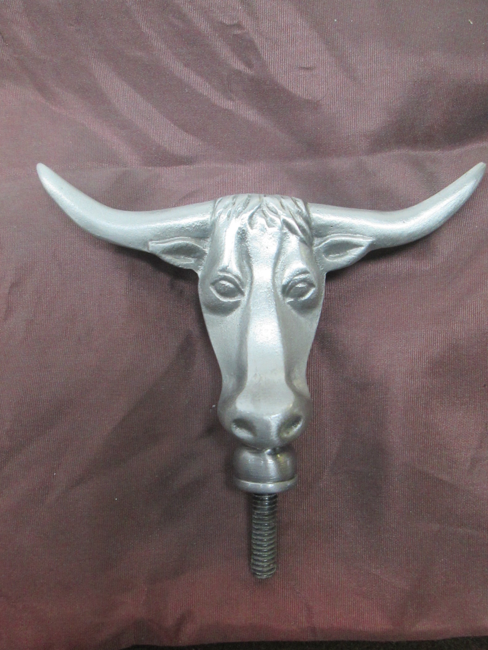 Texas Longhorn Steer Head Car Hood Ornament Etsy