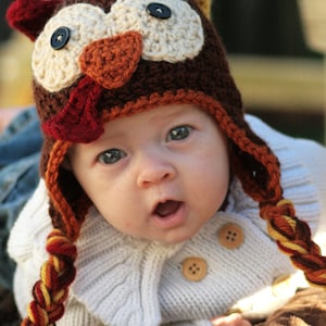 Crocheted Turkey Hat Pattern image 3