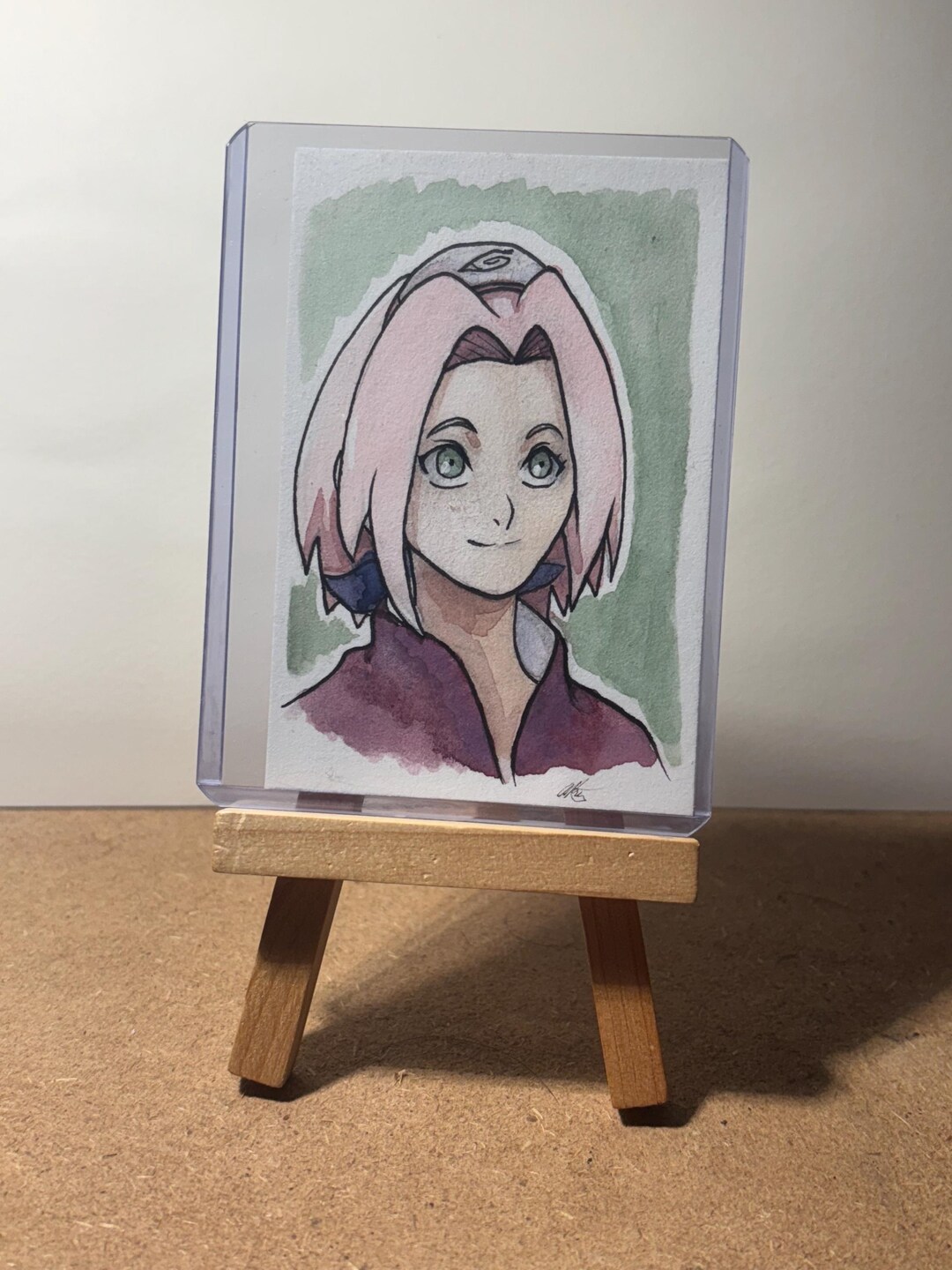 Sakura Mini Sakura Mini Painting (w/ Free Art Print & Sticker!) - Etsy