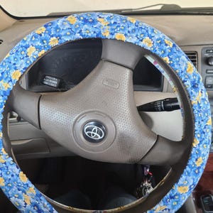 Floral Steering Wheel Cover