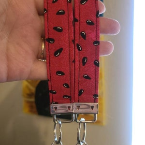 Watermelon Wristlet Keychain, Key fob, Car Accessories, Gift for Her, Purse Accessorie