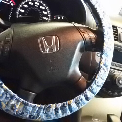 SALE Yellow Chevron Steering Wheel Cover yellow and White Etsy