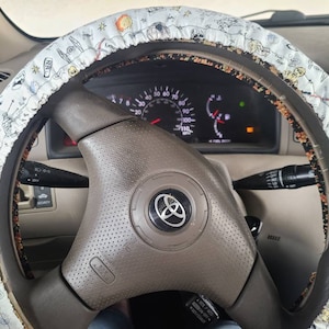 SW Steering Wheel Cover made with Licensed Disney Fabric