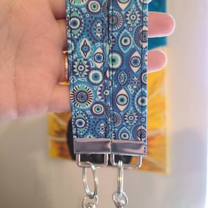 Evil Eye Wristlet Schlüsselanhänger, Schlüsselanhänger, Autozubehör, spiritueller Schutz Charm, Geldbörse Accessorie