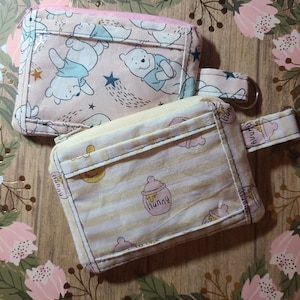 ID Brieftasche Geldbörse Beutel mit Reißverschluss, Disney lizenzierter Stoff