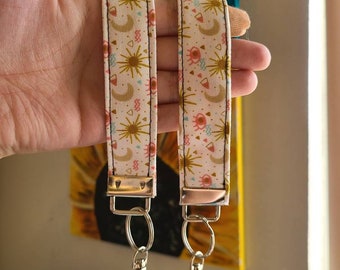 Llavero celestial, llavero, accesorios para coche, regalo para ella, sistema solar, accesorio de bolso