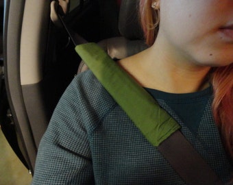 Funda para cinturón de seguridad, 100 % algodón, lavable, personalizada, acolchada.