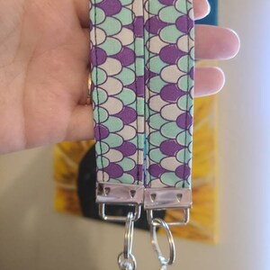 Mermaid Wristlet Keychain, Key fob, Car Accessories, Gift for Her, Purse Accessorie