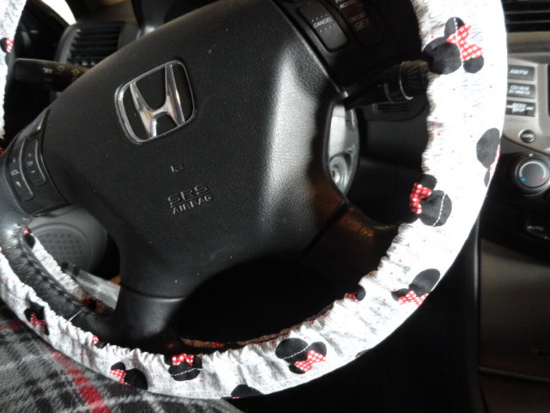 Honey Bear Steering Wheel Cover made with Licensed Disney Fabric