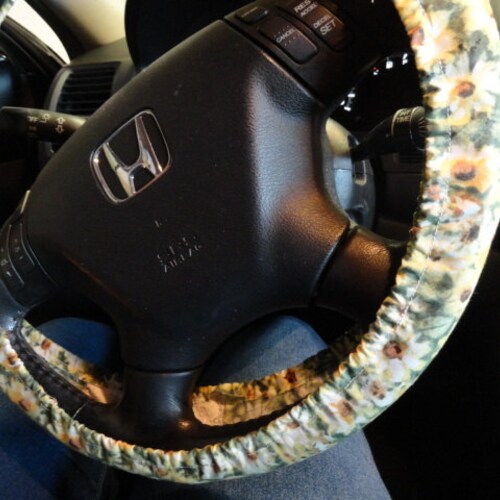 SALE Yellow Chevron Steering Wheel Cover yellow and White Etsy