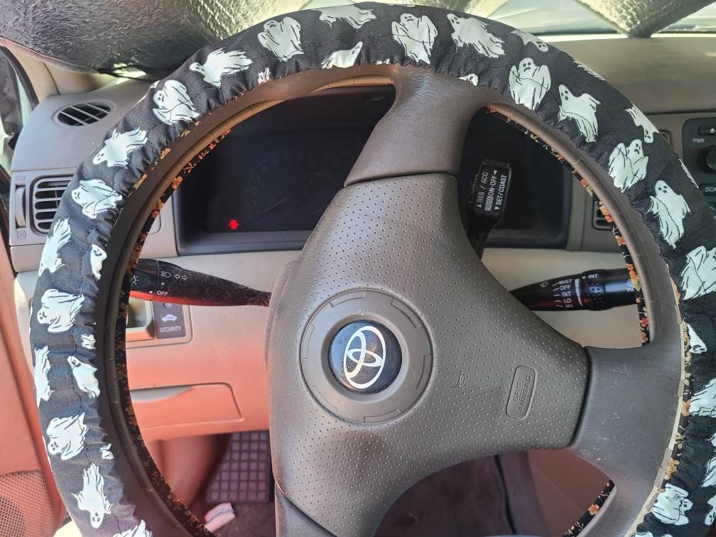 Jack-O-Lantern Steering Wheel Cover