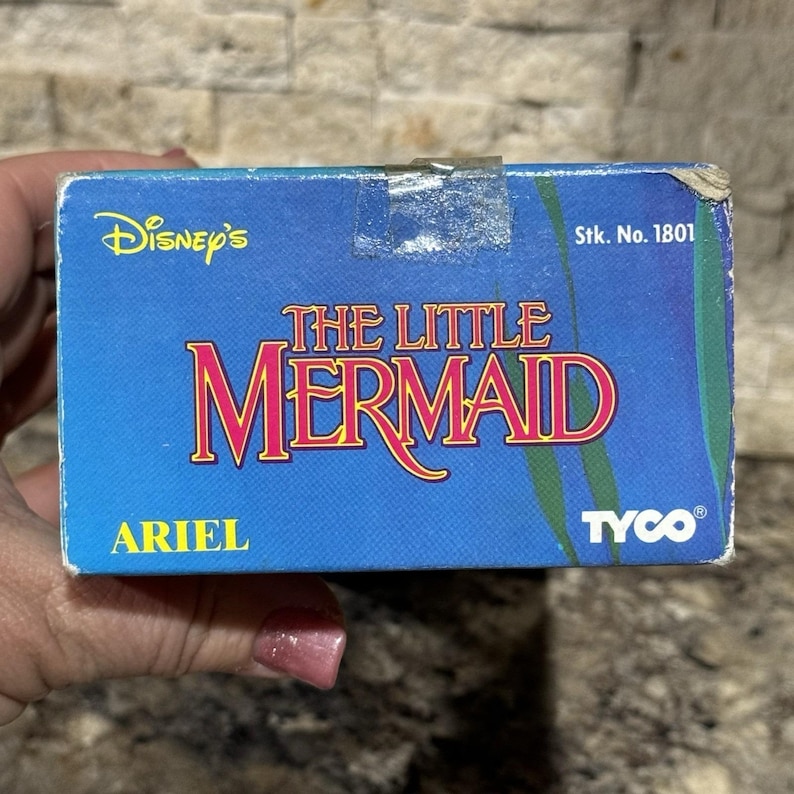 Vintage Ariel Little Mermaid Disney 1991 New sealed in box Tyco Doll image 7