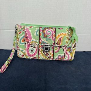 Petit sac à main Vera Bradley Wristlet en Tutti Fruitti Excellent état.