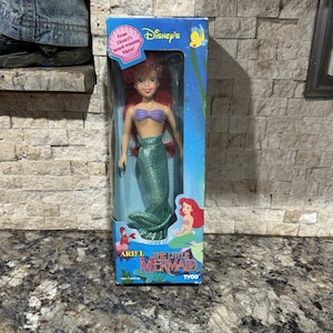 Vintage Ariel Little Mermaid Disney 1991 New sealed in box Tyco Doll image 1