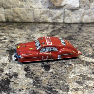 Fire chief tin car - Etsy 日本