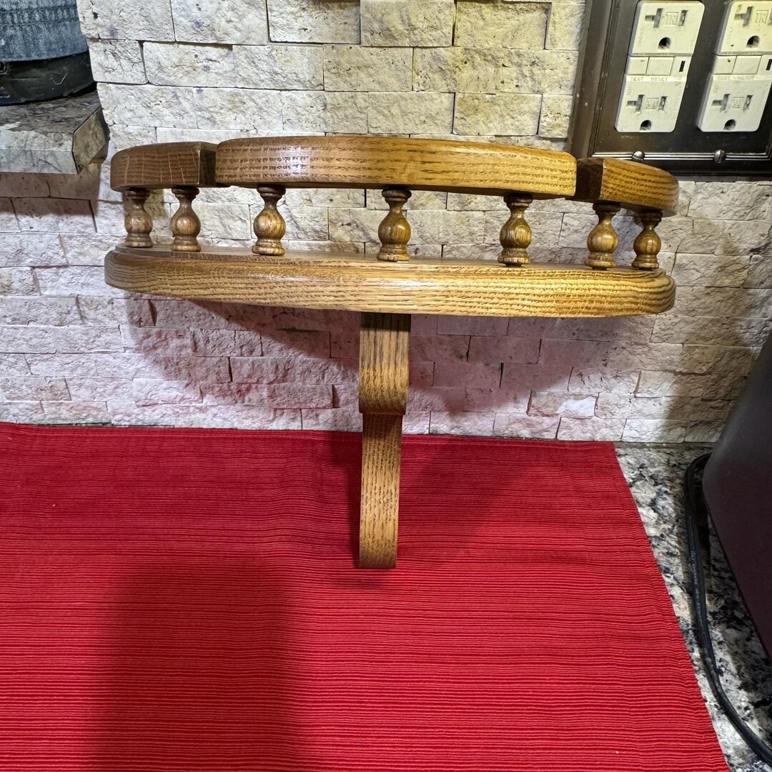 Mini Spindle Rail Vintage Spindle Rail Wood Wall Mounted Shelf 13