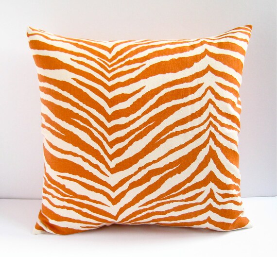Items similar to 20x20 Decorative Pillow Covers Orange Pillow Burnt