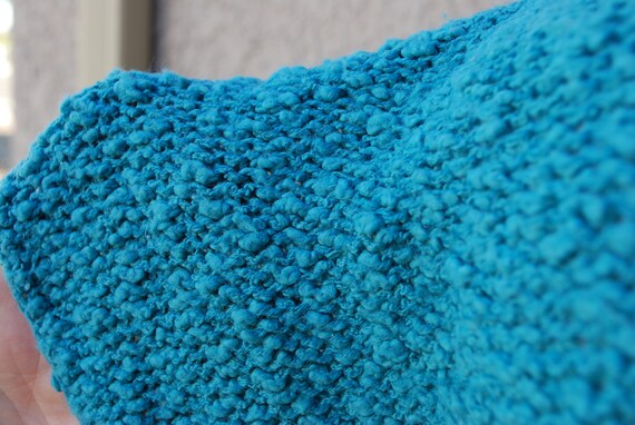 Vintage 80's Teal Short Sleeve Sweater - image 7