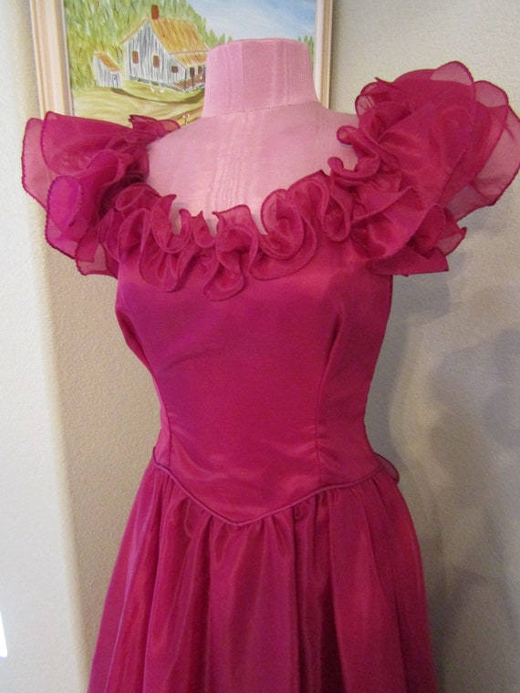 Vintage 1970s/1980s Formal/Prom Dress Size XS