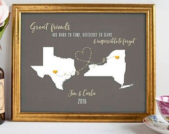 a personalized best friends christmas gift best friend gift going away gift best friend quote long distance states long distance print 8x10 - Best Friends Christmas Gifts a personalized best friends christmas gift best friend gift going away gift best friend quote long distance states long distance print 8x10 - Best Friends Christmas Gifts