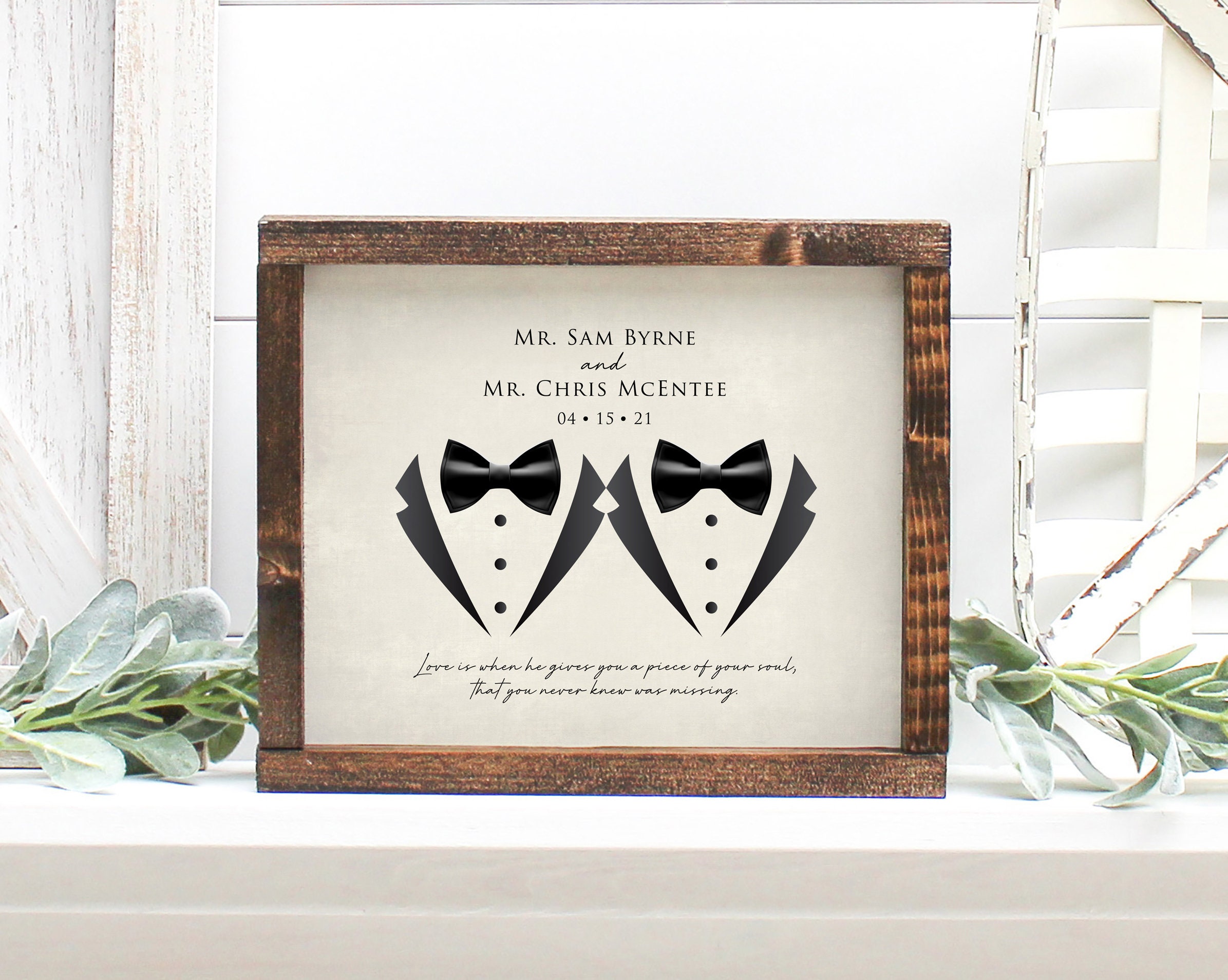 Gay Engagement Gifts for Couple Proposal Gifts for Men Etsy