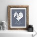 First Date Gift, Our First Date Memory, The Night We Met, Date Night, Where We Met, Custom Heart Map, Custom Map Personalized For Her, Him 