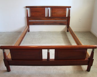 Willett Furniture Trans-Asian Series Solid Cherry Full Size Bed Frame