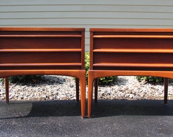 Pair of Lane Paul McCobb Style Rhythm Nightstands