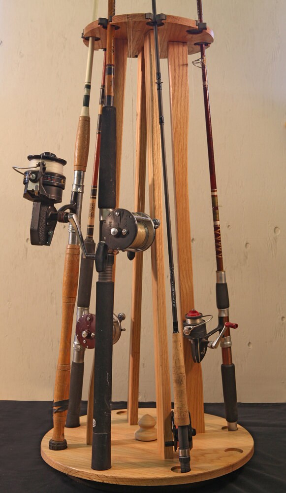 17. Fishing Rod & Reel or Pool Cue Holder Etsy