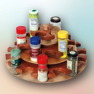 9. 32 Station Rotating Spice Rack