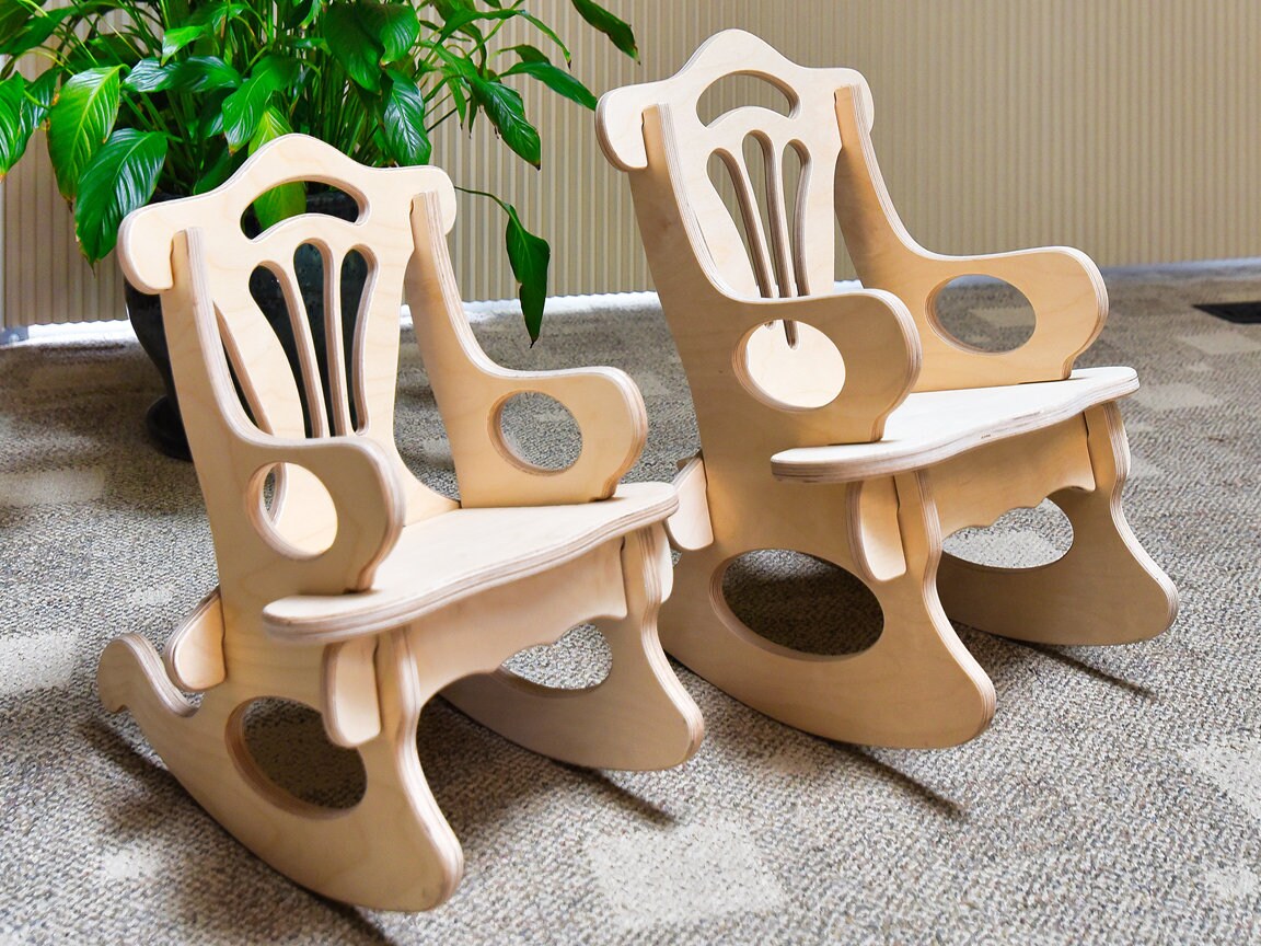 13A. Children's Small Rocking Chair (ready for assembly) - Etsy 日本