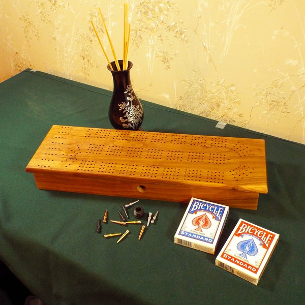 Cribbage Board Box Etsy