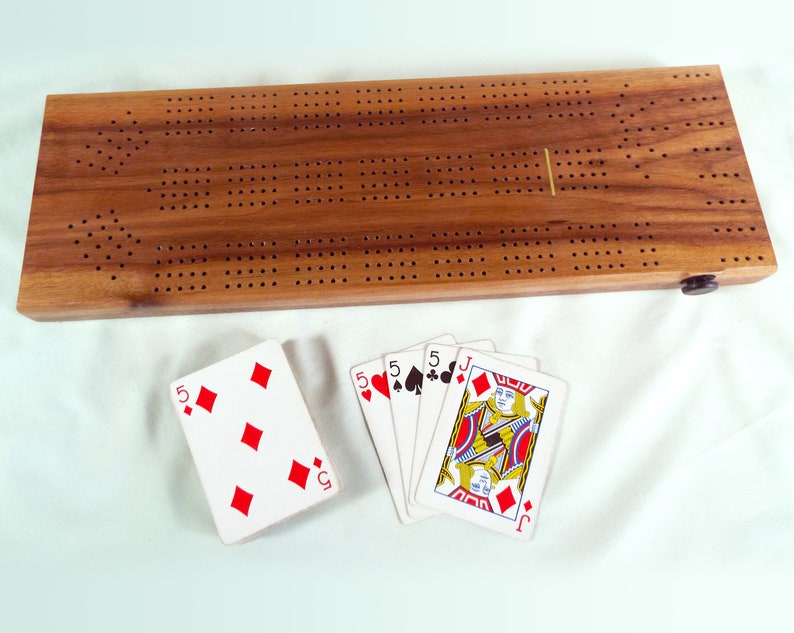 15. Three Track Cribbage Board Etsy