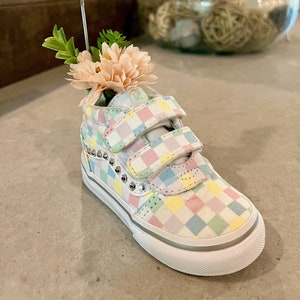 VANS-sneaker kunstmatige vetplant/foto-/visitekaarthouder voor peuters