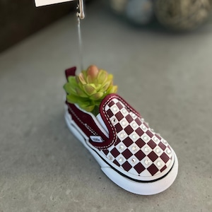 VANS-sneaker kunstmatige vetplant/foto-/visitekaarthouder voor peuters