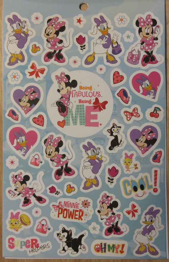 Disney Junior Minnie Mouse Sticker Collectionover 200 Stickers Daisy  Duckheartsbutterfliesflowerssuper Cute 